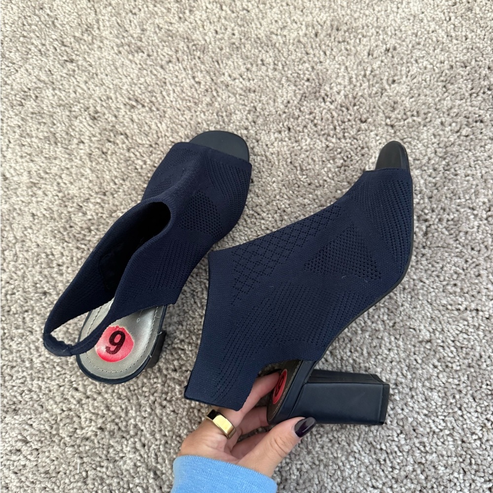 Elegant Navy Women's Heels